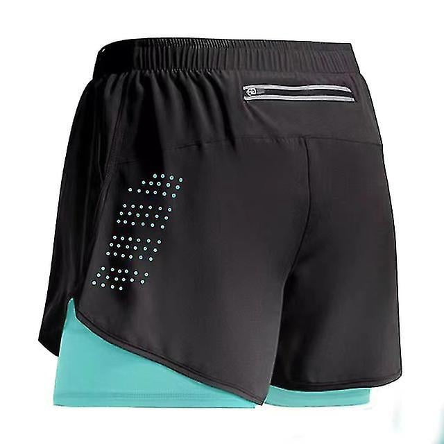 SAILING 2023 pantalones cortos deportivos para hombre, ropa deportiva de dos pisos, pantalón corto de entrenamiento, pantalón de verano 2 en 1, ropa de playa para hombre, pantalones cortos p