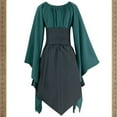 thumbnail image 7 of Idoravan Look！Costume party dresses for women Women's Medieval Retro Gothic Punk Dress October Festive Dresses S, 7 of 7