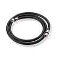 thumbnail image 4 of Cable Matters 3-Pack CL2 in-Wall Rated (cm) Quad Shielded Coaxial Cable (RG6 Cable, Coax Cable) in Black 1.5 Feet, 4 of 5