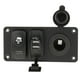 thumbnail image 2 of 1 Panel del Interruptor Azul Universal para 12V 24V UTVs Barco Coche Camion Tractor Equipo Parte Interior de Automóvil Plástico Cola Panel de control de interruptores, 2 of 8