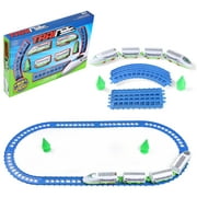 Blue Block Factory High Speed Toy Bullet Train Battery Powered Play Train Set