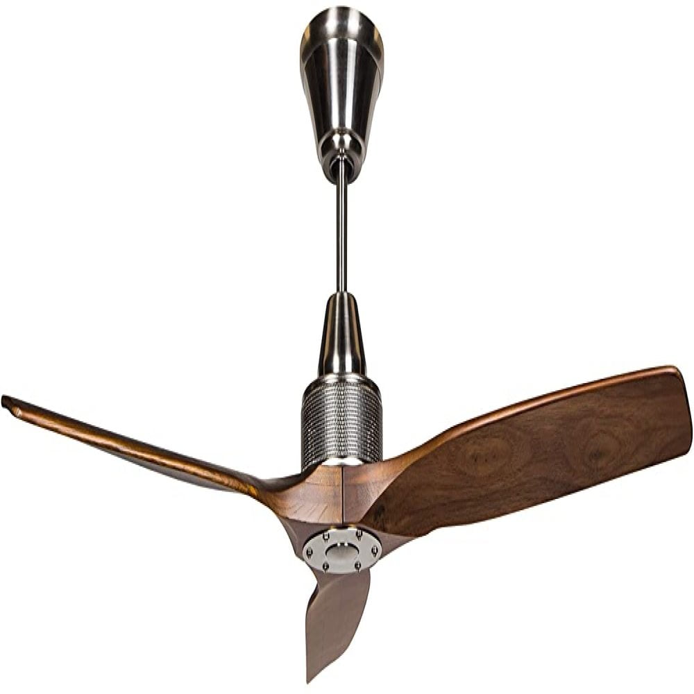Hyperikon Indoor Ceiling Fan with Lights 52-Inch Brushed Nickel Ceiling Fan,... 