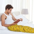 thumbnail image 5 of Logiee Funny Ducks Print Pajama Pants for Men,Men’s Pajama Bottoms,Mens PJ Pants with Pockets & Button Fly-Small, 5 of 6