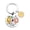 Style 10, variant on Keepsakes Keychain For Godparents Stainless Steel Personalize Gift
