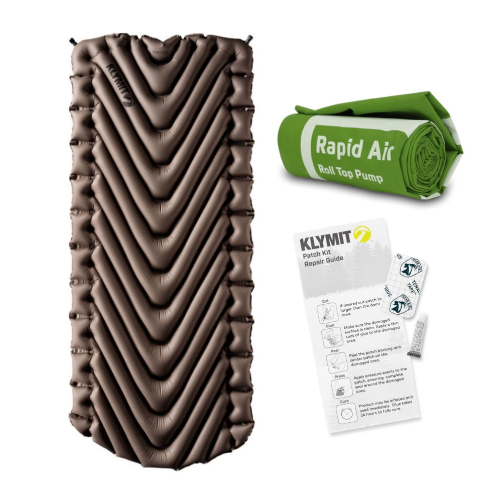 Klymit Static V Tan Inflatable Sleeping Pad W Klymit Camping Accessories Kit Walmart Com Walmart Com Klymit Static V Tan Inflatable Sleeping Pad W Klymit Camping Accessories Kit Walmart Com Walmart Com