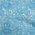thumbnail image 1 of oneOone Tissu en Viscose Chiffon Bleu Clair Tissu de Robe en Moire Tissu Imprimé au Mètre 42 Pouces de Large, 1 of 4