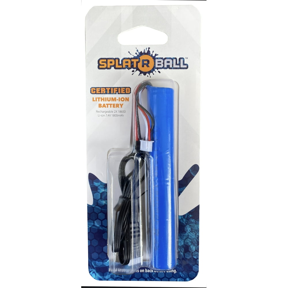 SPLATRBALL 1800 mAh Water Bead Blaster Replacement Battery Walmart