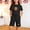 Black, variant on Amidoa Girls 2 Piece Outfits Summer Clothes Short Sleeve Cotton Floral Print T-Shirt and Shorts Casual Kids Clothing Sets Red Size 5T