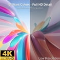 thumbnail image 6 of 55" Outdoor TV, 4K Ultra HD Outside TV, 1000nits Sunlight Outdoor TVs, IP65 Weatherproof TV, Voice Control, Screen Mirroring, Compatible with Dolby, Outdoor Television for Patios, Sports, 6 of 11