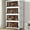 Brown, variant on BROVIEW 84Gal Plastic Storage Bins with Lids, 336Qt Large Stackable Storage Bins with Wheels, Collapsible Closet Organizer and Storage Drawers, Storage Cabinets for Home, Office, 3 Pack, Gray White