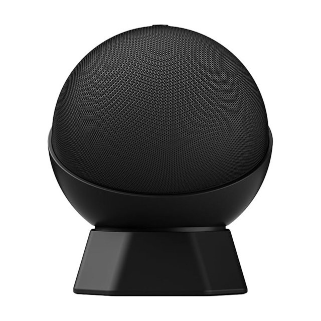 Btafrte Soporte Altavoz Silicona Compatible Con para Amazon Echo Dot 5/4 (negro)