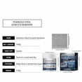 thumbnail image 6 of Stainless Steel Scratch Remover Kit, 50% Faster 3-Step Metal Repair and Polishing Paste for Kitchen Sink, Fridge, Oven and Appliances, All-Purpose Stainless Steel Restorer Lasting Protection (1Pcs), 6 of 7