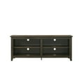 thumbnail image 5 of Lilola Home 58" Wide Dark Dusty Oak Finish TV Stand with Open Shelves and Cable Management, 5 of 5