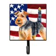 thumbnail image 1 of Carolines Treasures BB9700SH4 Welsh Terrier Patriotic Leash or Key Holder, 1 of 1