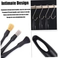 thumbnail image 4 of Car Beauty Brush Soft Boar Bristle Beauty Brush Microfiber Brush Set Car Beauty Brush Set Car Cleaning Brush (black) (3pcs), 4 of 5