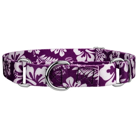 - Country Brook Design® Purple Hawaiian Martingale Dog Collar