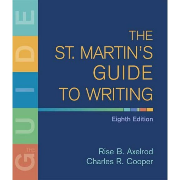 Pre-Owned The St. Martin's Guide to Writing (Hardcover) 0312446241