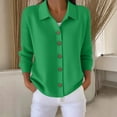thumbnail image 6 of cocolona Cardigan Sweaters for Women Lapel Casual Long Sleeve Knit Button Blouses Fall Solid Color Lightweight Sweater Coats, 6 of 6