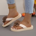 thumbnail image 2 of enyan Shoes for Women Flip Flops For Women with Arch Support Comfortable Yoga Mat Orthopedic Sandals Lightweight Womens Flip-Flop,Brown,Size 8.5, 2 of 7