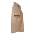 thumbnail image 6 of Harriton M585W Women's Advantage IL Short Sleeve Dress Shirt-Khaki-M, 6 of 6