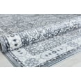 thumbnail image 5 of Harper HY60H Ice Cube Silver Abstract Vintage Gray Area Rug, 2'6" x 4', 5 of 5