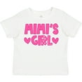 thumbnail image 3 of Inktastic Mimi's Girl Pink with Hearts Girls Toddler T-Shirt, 3 of 5