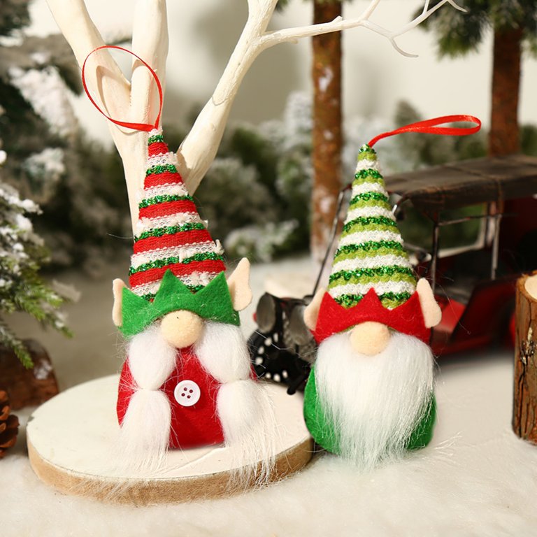 Christmas Decorations Sale Clearance Xmas Rudolph Pendant Xmas Goblin Dwarf  Faceless Doll Decoration Gnome Ornaments Party Decor Gifts For Kids Adult2