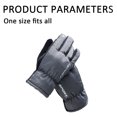 thumbnail image 2 of Guantes de invierno impermeables y resistentes al viento para hombre y mujer, guantes cálidos para clima frío, dedos con pantalla táctil, para conducir, andar en bicicleta y correr949, 2 of 5