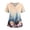 Complexion, variant on Plus Size Scrub Tops for Women Floral Print V Neck Side Slit Casual Shirts Short Sleeve Summer Nurse Uniform Shirt with Pockets Green 2XL