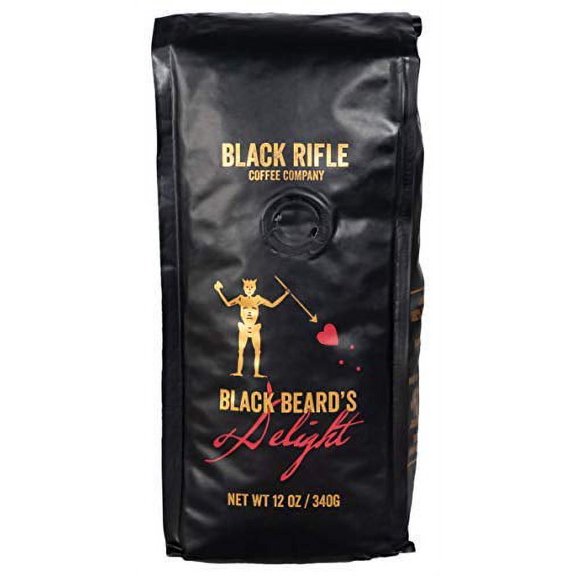 Black Rifle Coffee Whole Bean (Blackbeard's Delight (Dark Roast), 12 Ounce)