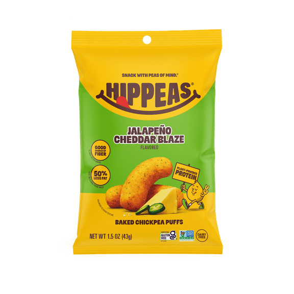 HIPPEAS Jalapeno Cheddar Puffs, 1.5 oz