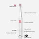 thumbnail image 4 of Fiudx Cepillo de Dientes Eléctrico, 4 Cabezales, Tres Modos Cosméticos, Resistencia Al Agua Ipx7, Carga Rápida Por Usb, Batería de Larga Duración, Ideal para Viajes, Blanqueamiento Suave, Rosa y Verd, 4 of 6