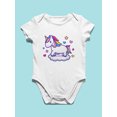 thumbnail image 3 of Cute Unicorn Standing On Cloud Bodysuit Infant -Image by Shutterstock,  Newborn, 3 of 4