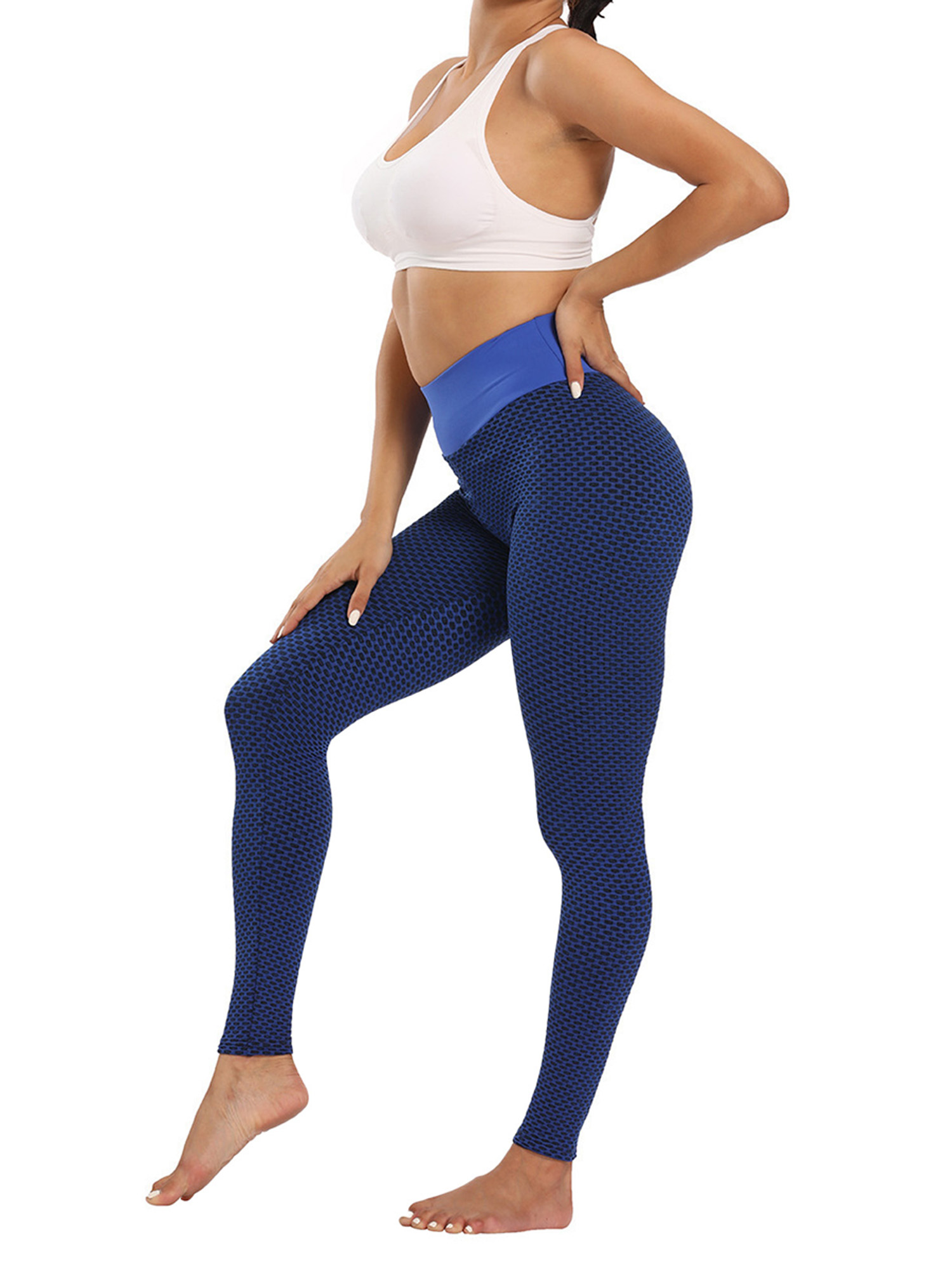 high waisted pants with elastic waist