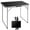 BLACK, variant on FUNDANGO Yellow Camping Folded Card Table 2.4ft Small Folding Card Table 7.5lbs Ultra Lightweight Portable Card Table for Travel Camping, Outdoor Folding Table, 31.5"*23.6"*26.8", Yellow