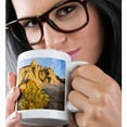 thumbnail image 2 of 3dRose, Rabbitbrush and badlands in Theodore Roosevelt NP, North Dakota, USA, 15oz Mug, 2 of 7