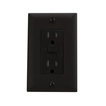 Pass & Seymour Brown Lighted Tamper Resistant GFCI Receptacle Outlet 15A 1595-TR