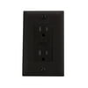 Pass & Seymour Brown Lighted Tamper Resistant GFCI Receptacle Outlet 15A 1595-TR