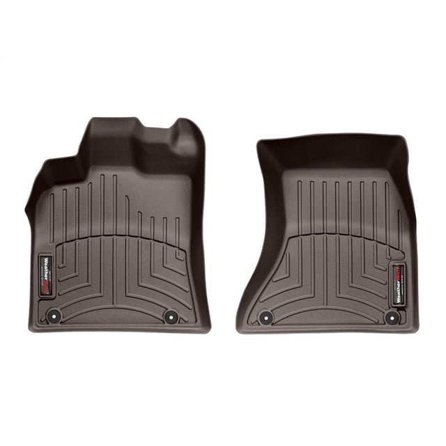 Weathertech Revêtement de Sol 476765 ; Coupe Moulée ; Cacao ; Matière Thermoplastique Polyoléfine TPO Formée sous Vide ; 2 Pièces
