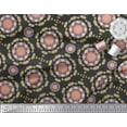 thumbnail image 2 of Soimoi Cotton Duck Fabric Floral Mandala Print Fabric by The Yard 42 Inch Wide, 2 of 3