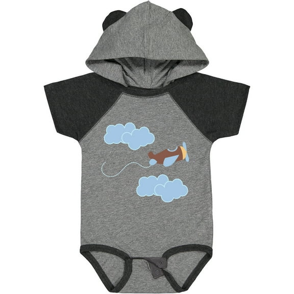 Inktastic Boys Airplane Pilot Boys Baby Bodysuit