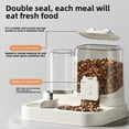 thumbnail image 6 of Automatic Dog Cat Feeder and Water Dispenser Gravity Food Feeder and Waterer Set with Pet Food Bowl Universal Pet Products, 6 of 9