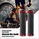 thumbnail image 5 of 1 par de empuñaduras antideslizantes para manillar de bicicleta MTB, accesorio de goma para bicicleta (rojo), 5 of 8