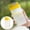 Yellow, variant on Clearance Glass&Bottle under $5,350ML Single Layer Plastic Cup Protein Powder Shaker Cup Milkshake Cup Sports Fitness Water Cup