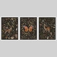 thumbnail image 5 of PixonSign Framed Wall Art Woodland Fauna & Flora with Deer and Butterfly Posters, Set of 3 Minimalist Wildflowers Illustrations Wall Decor, Adhesive Canvas Prints for Home Decor - 12"x16" White, 5 of 5