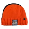 thumbnail image 2 of Polar Heat Nanuuq Reversible Winter Hat, Sherpa-Lined Tuque for Men and Women, Black Orange, 2 of 3