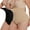 Black,Beige,2 pack, variant on MISS MOLY Womens Plus Size Shapewear Panties Tummy Control High Waist Body Shaper