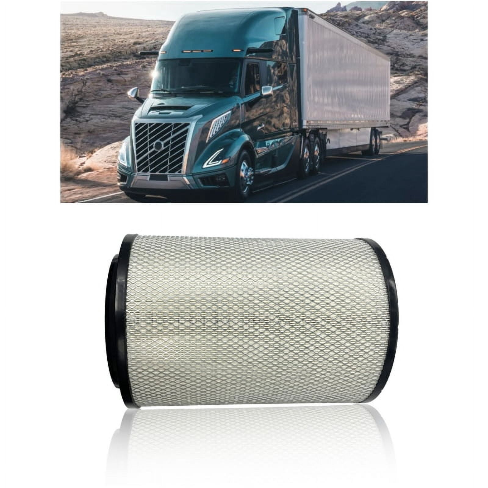 Engine Air Filter Fits Volvo VNL VNM 21715813 Cross LAF9201 P606720 AF26163M