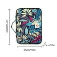 thumbnail image 2 of Multi-Functional A4 Document Bags Portfolio Organizer Waterproof Travel Pouch Zippered Case for Pads Notebooks Pens ID Card Gift for Students Travelers Businessman, 2 of 9
