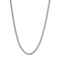thumbnail image 1 of Cadena Cubana Plata 5mm Hipoalergénico Resistente Al Agua, 1 of 6